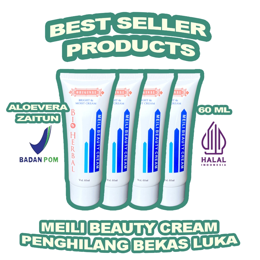 Bio Herbal Meilibahenling Isi 4 pcs Bpom Penghilang Bekas Luka 100 % Original