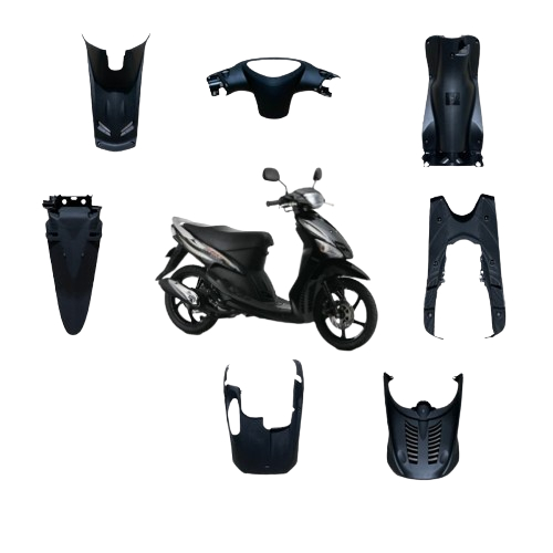Full Set Body Kasar Mio Sporty  / Body Kasar Mio Sporty 2004 - 2006 Merk Win