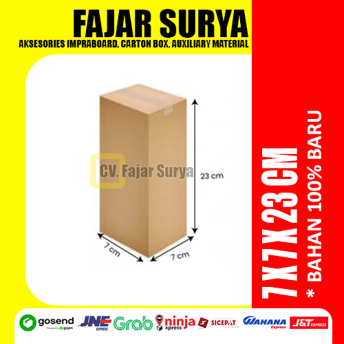 

Karton Box Murah Berkualitas Bekasi (7x7x23cm) Bahan Baru 100%