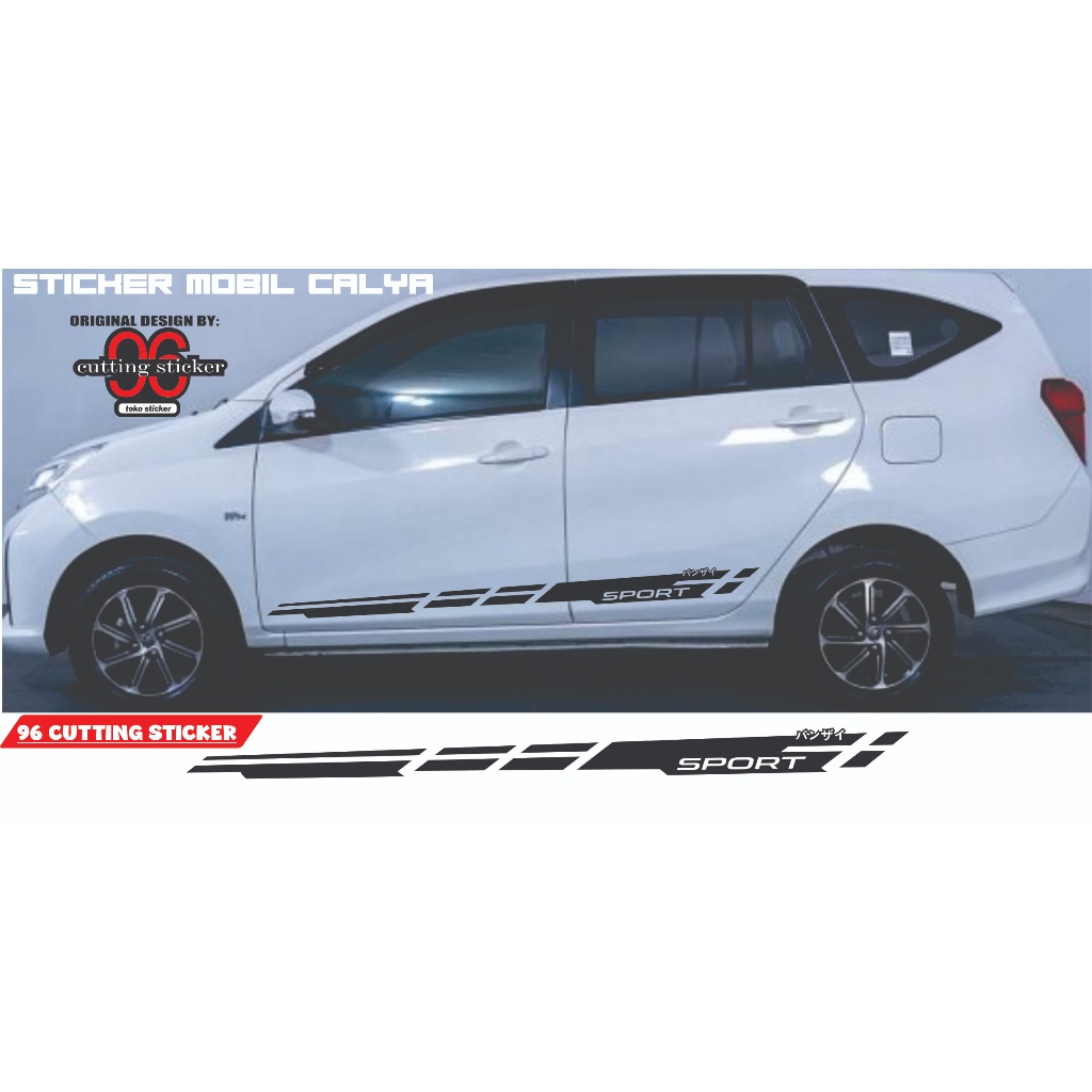 cutting stiker mobil cayla stiker variasi bodi samping mobil cayla terbaru