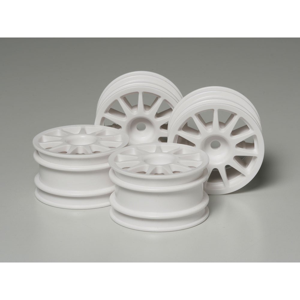 CRtoys Tamiya 51237 - RC Spare Parts SP.1237 M Chassis 11 Spoke Wheels (White) (4 pcs) / Tamiya M Ch