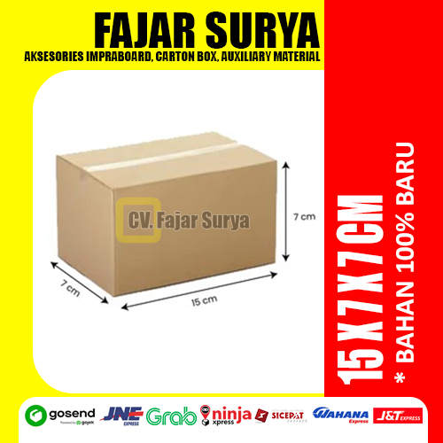 

Karton Box Murah Berkualitas Bekasi (15x7x7cm) Bahan Baru 100%