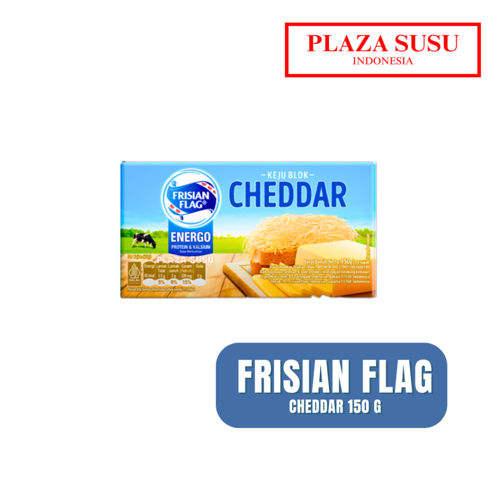 

CHEDDAR FRISIAN FLAG CHEESE KEJU KEMASAN BLOCK CHEESE