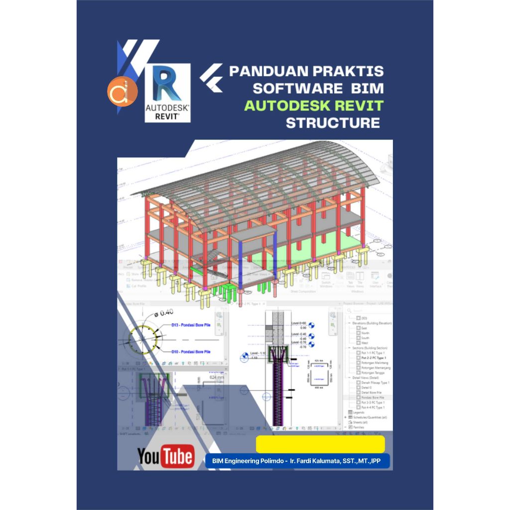Buku Panduan Praktis Software BIM Autodesk Revit Structure - Fardi Kalumata