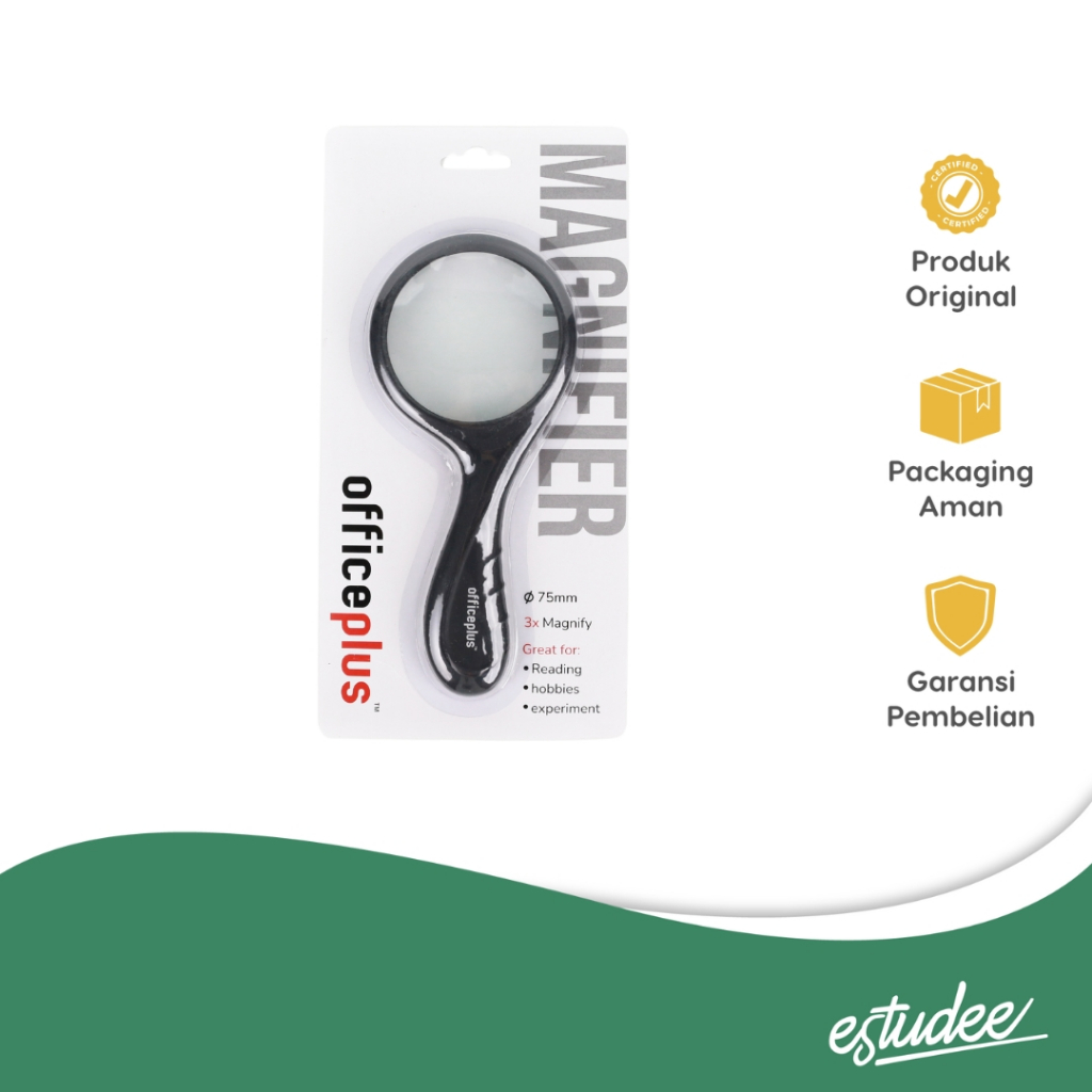

OFFICE-P MAGNIFIER 75MM BLACK OP-M75B