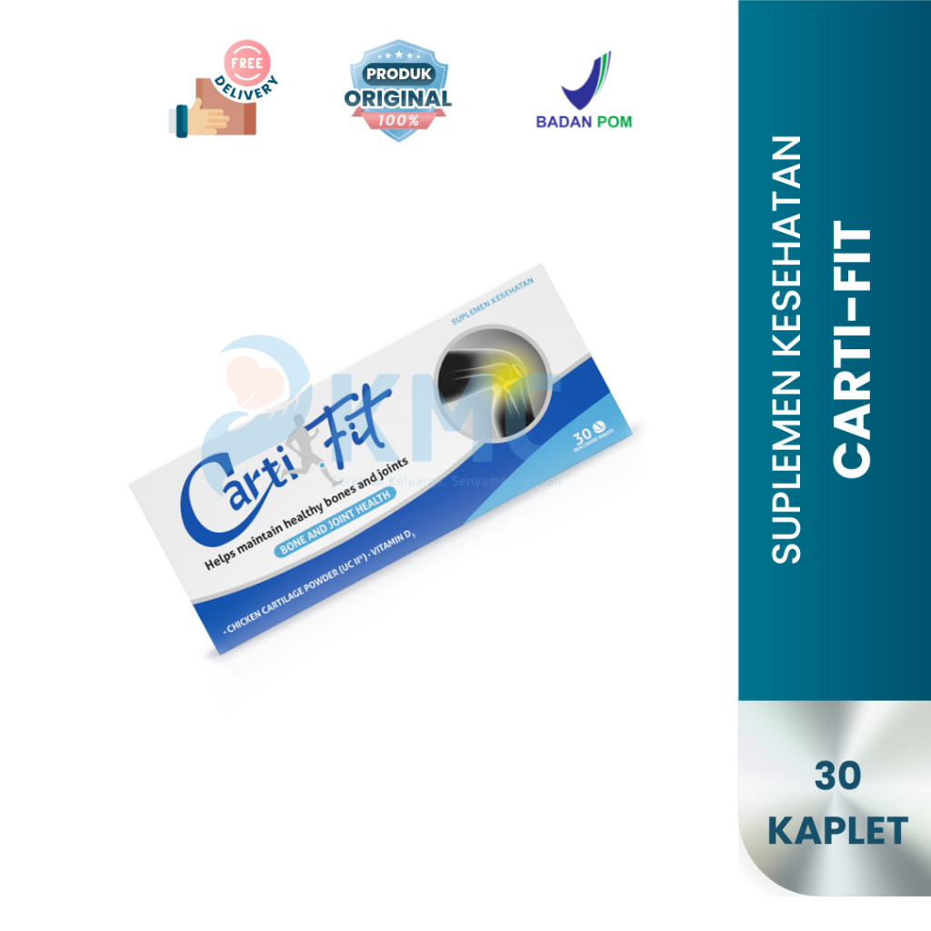 Cartifit Box Isi 30 Kaplet Suplemen Untuk Tulang Dan Sendi