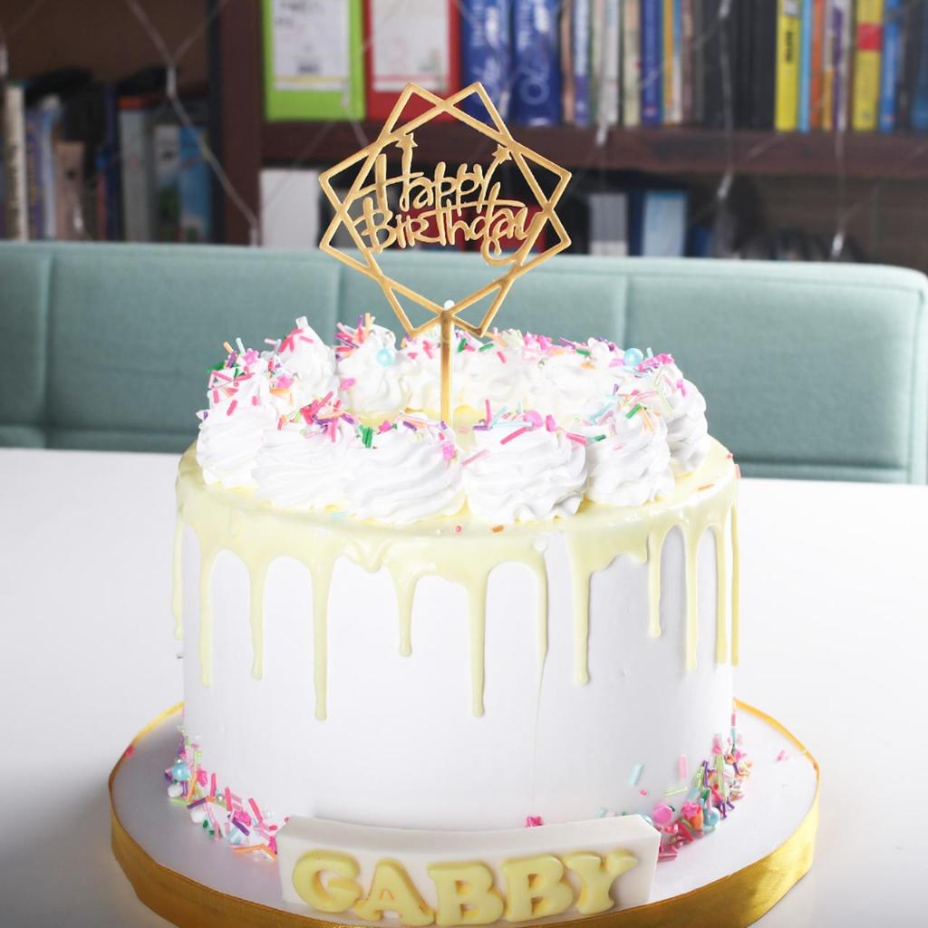 

Kue Ulang Tahun/Birthday Cake/Kue Ultah tema White/Kue Classic/Kue Birthday jakarta