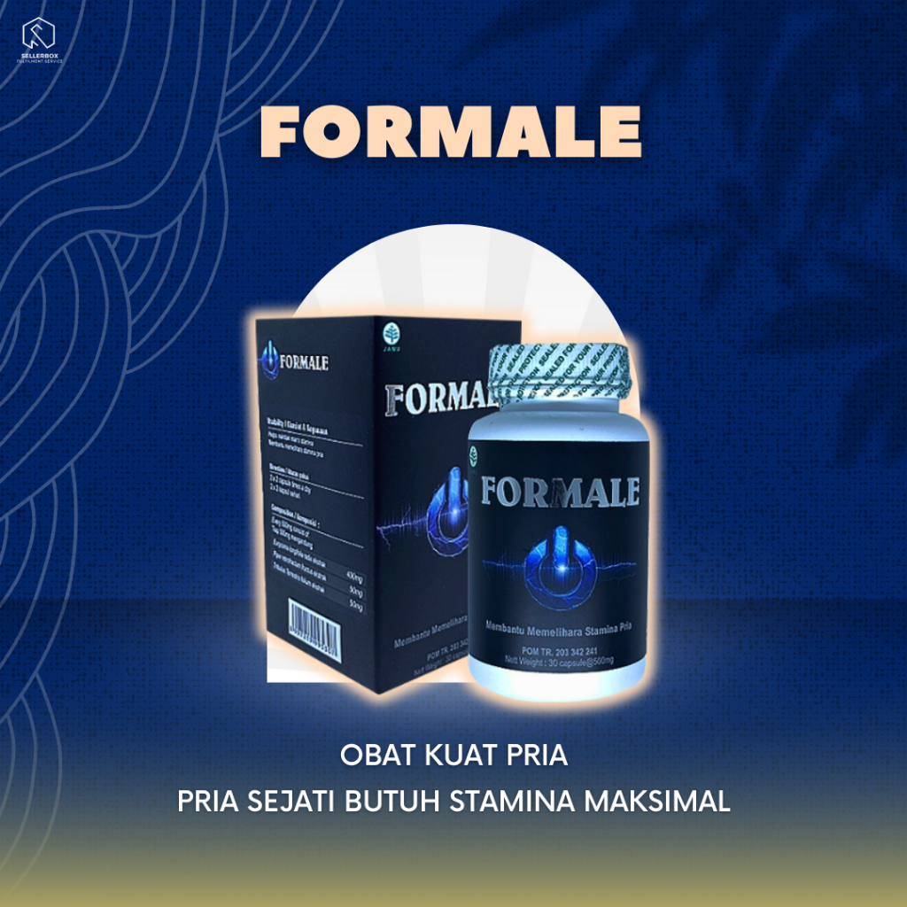 Obat Suplemen Kuat Herbal Penambah Stamina  Pria Formale BPOM