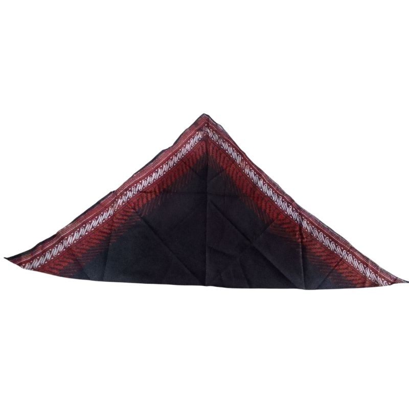 Udeng Hitam Motif Batik Ikat Kepala