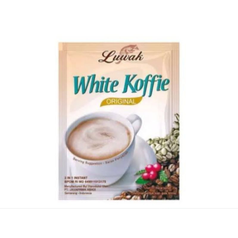 

Kopi Luwak White Koffie 1 Renceng / 10 Pcs