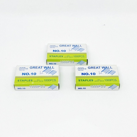 

[1Pak Kecil] Isi Staples Great Wall No 10