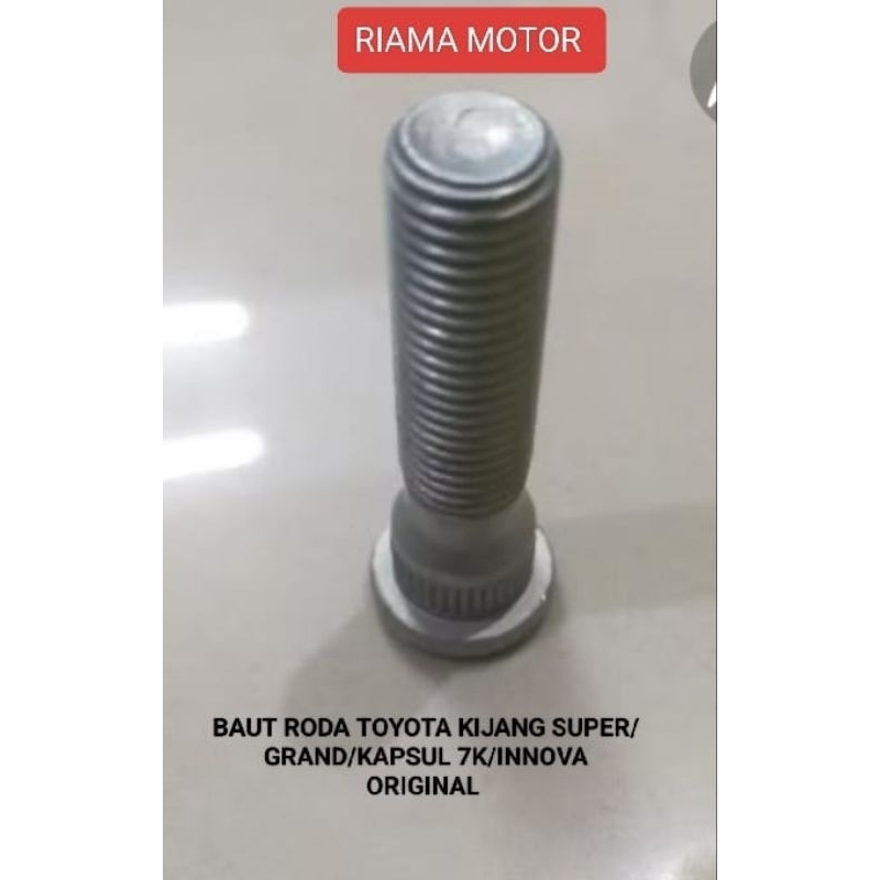 BAUT RODA TOYOTA KIJANG SUPER/GRAND/KAPSUL 7 K/INNOVA ORIGINAL (PANJANG 54MM)