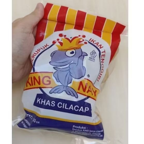 

Kerupuk Tengiri King Naya 50 gram (Kecil) Asli Cilacap/ Getas/ Kerupuk Ikan