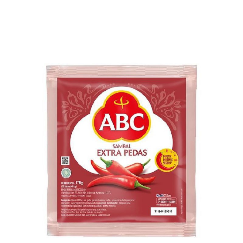 

Abc Sambal Extra Pedas 15 Gram