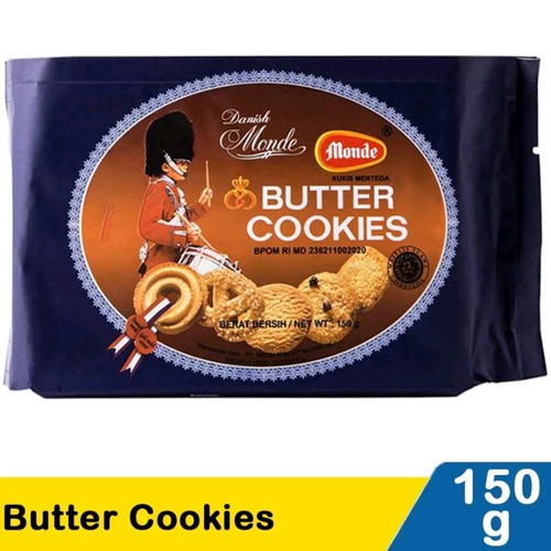 

MONDE Butter Cookie 150 Gram - Snack Ringan Serbaguna - SJY Shop Promo
