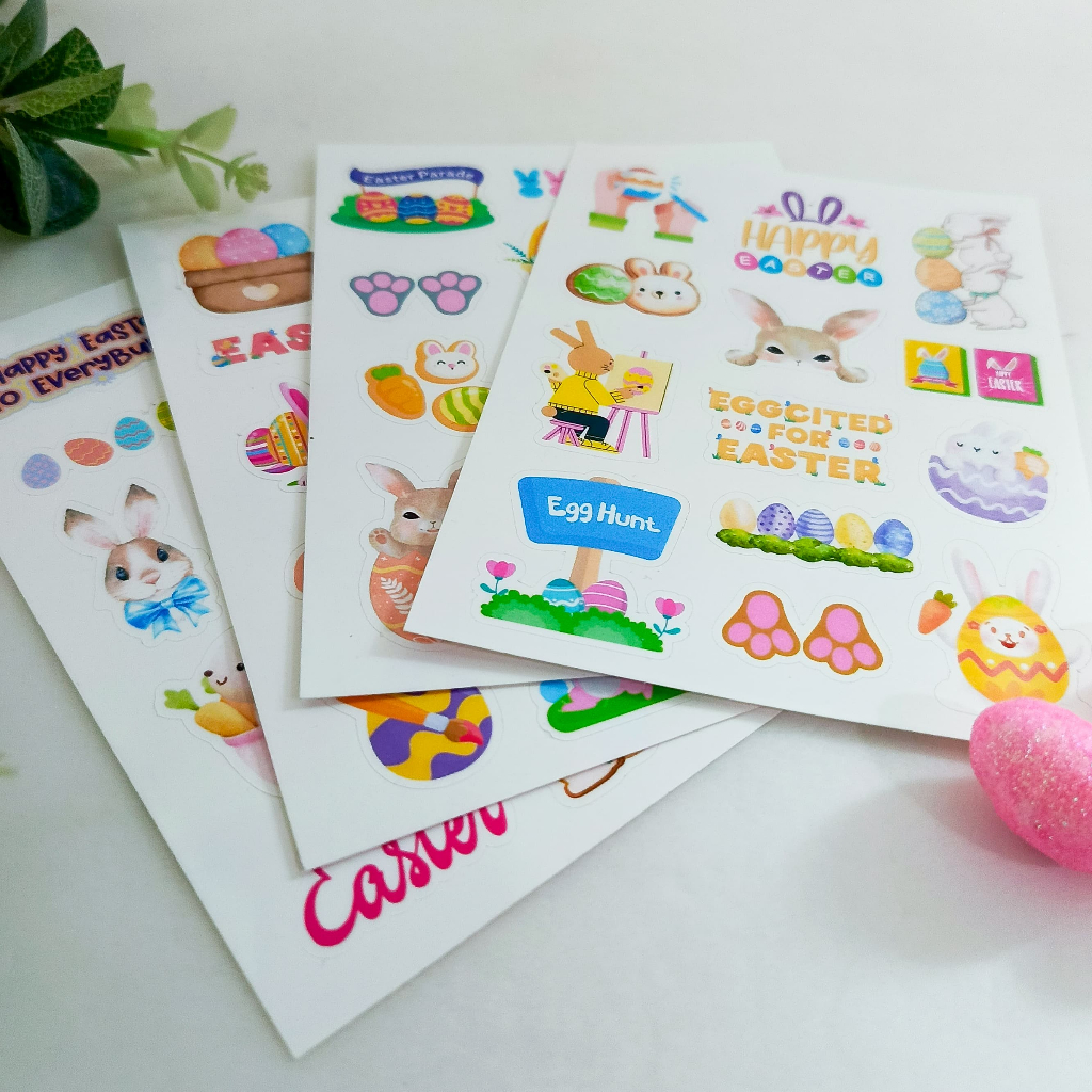 

Stiker Paskah Sticker Scrapbook Easter Perayaan Kebangkitan Christiani