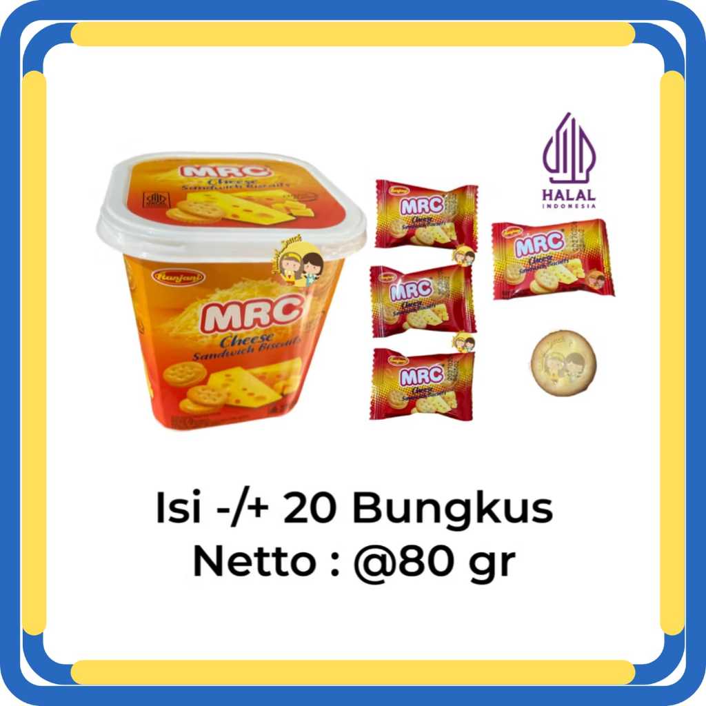 

Macaron Cookies Mrc 80gr Rasa Keju Manis Isi 20pcs