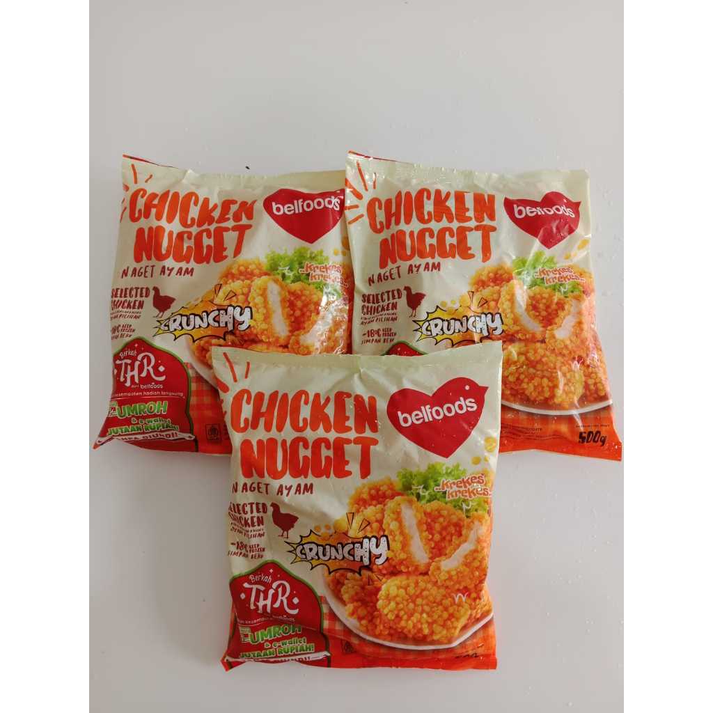 

chicken crunchy nugget ayam 500g[hff]
