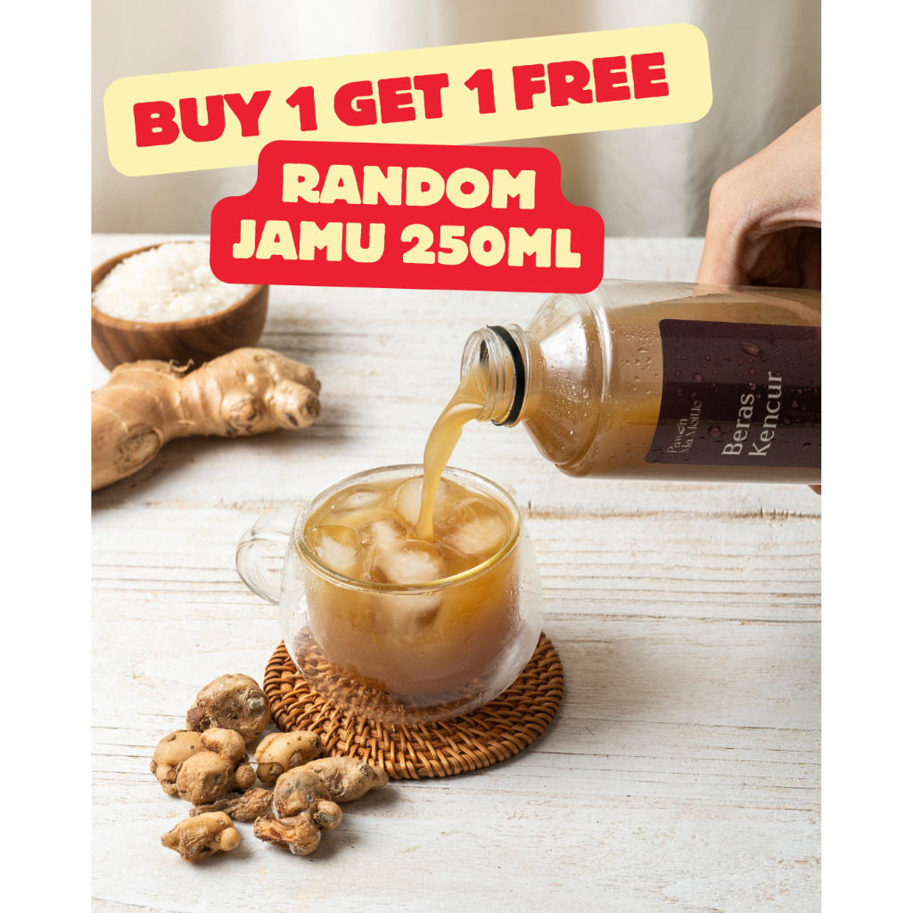 

Jamu Beras Kencur 500Ml Tanpa Bahan Pengawet Gratis 1 Random Jamu 250Ml