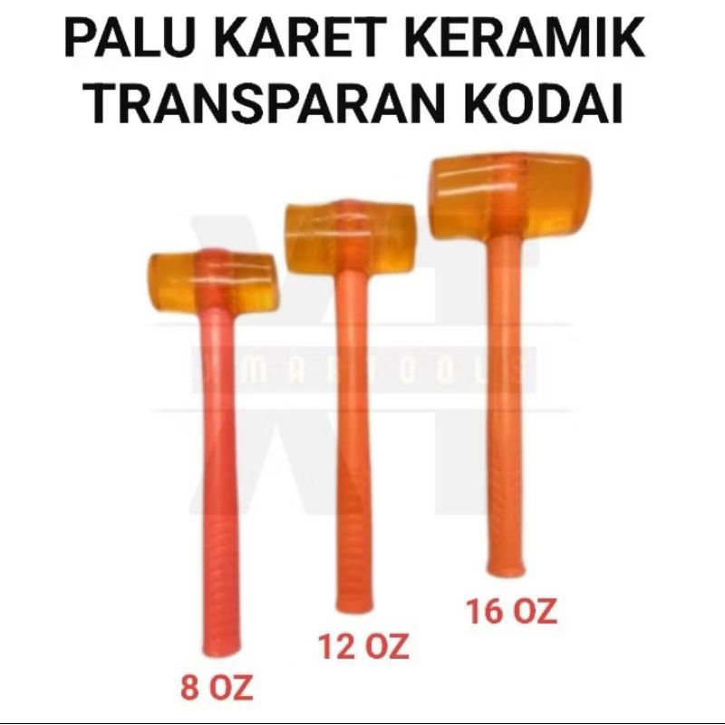 Palu Karet Keramik Transparan Kodai