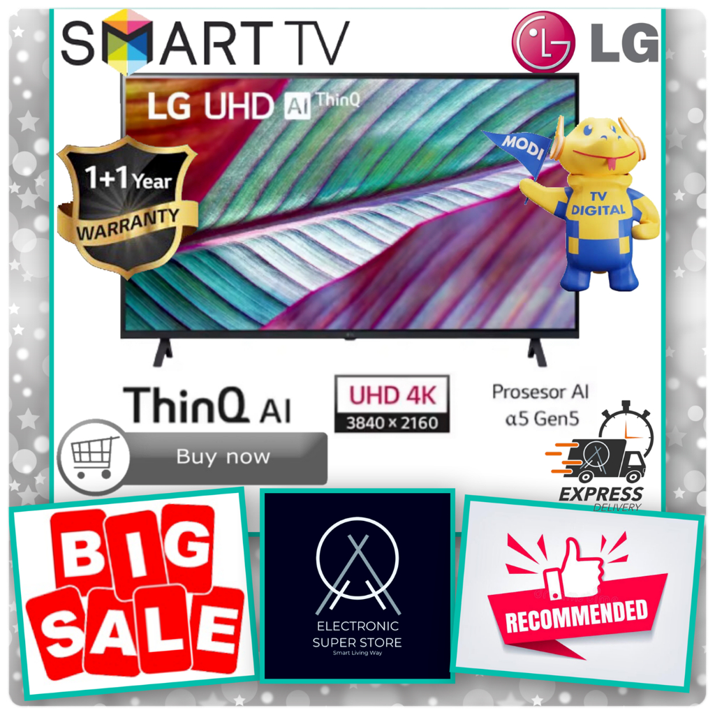 LED LG 50UR7500PSC 50UR75 SMART TV 50INCH 4K UHD DIGITAL TV THINQ AI TV LG 50" SMART TV