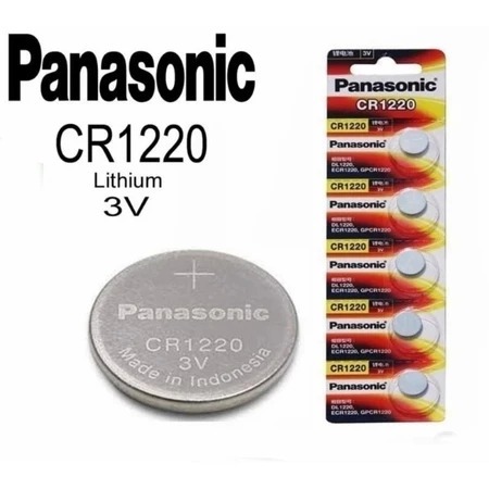 Battery CR 1220 CR1220 Lithium 3v Panasonic