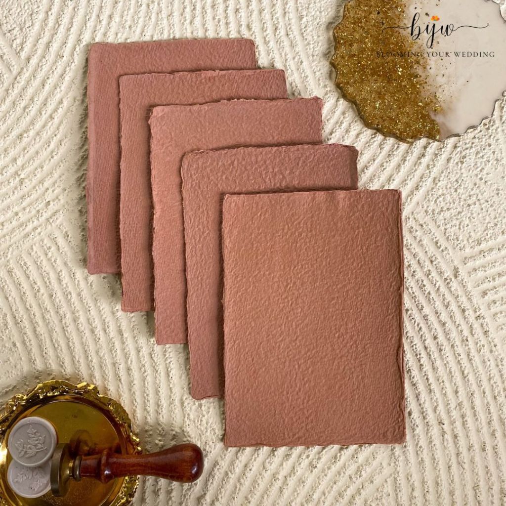 

Brown - Kertas Daur Ulang Handmade Calligraphy Paper Wedding Paper Kertas kaligrafi