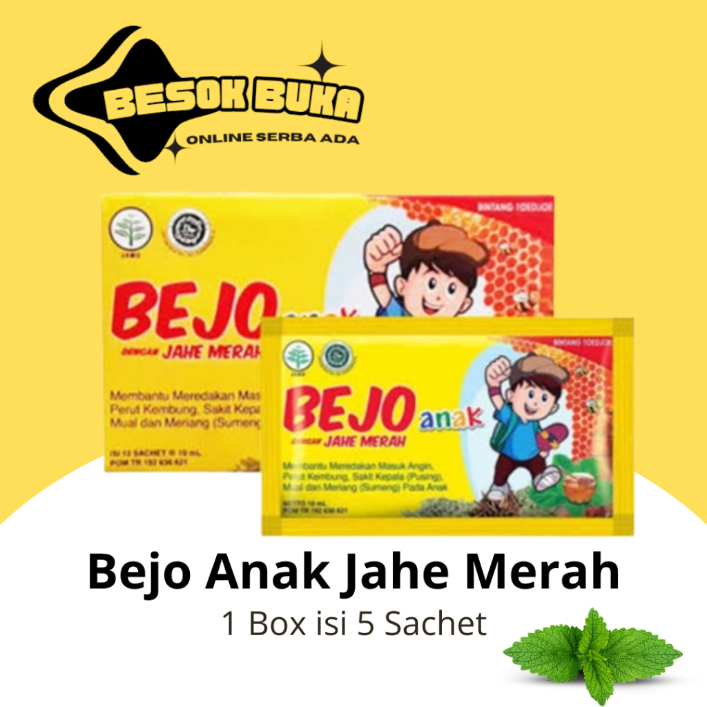 

BEJO ANAK JAHE MERAH ( 1 BOX = 5 SACHET )