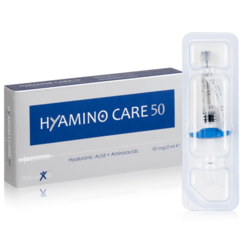 Hyamino Care 50 SKIN BOOSTER (HA + Amino acid) made in ITALY(INJEKSI 5 TITIK)