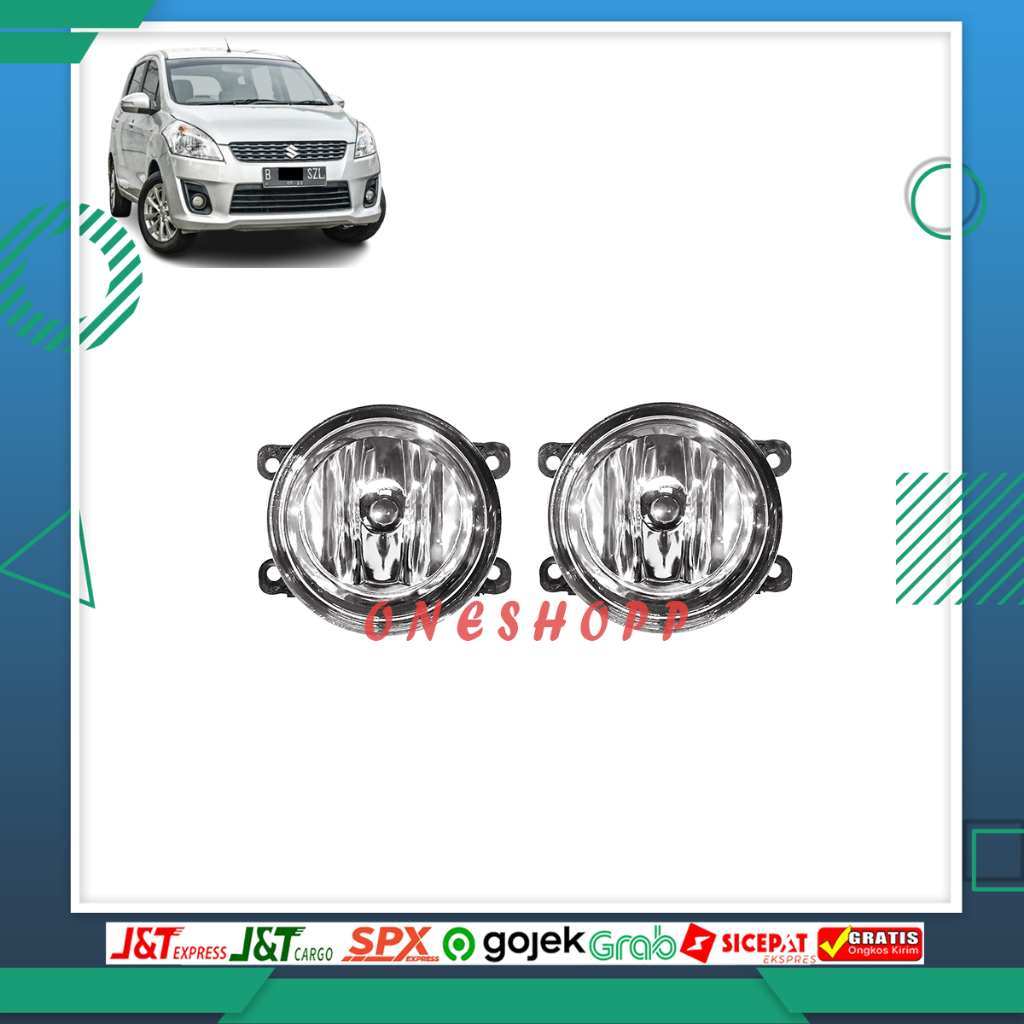 FOGLAMP FOG LAMP ERTIGA 2012-2017 ONLY LAMPU
