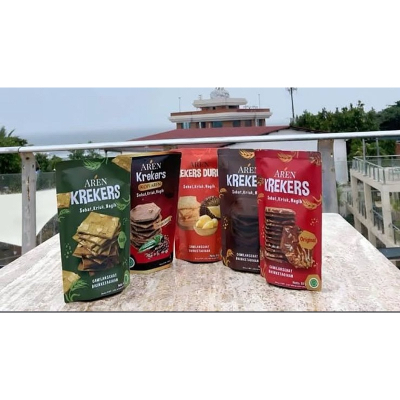 

Jajanan krekers / brownies panggang