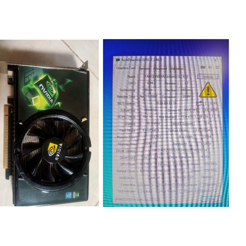 Vga FAKE/KW GT630 2GB