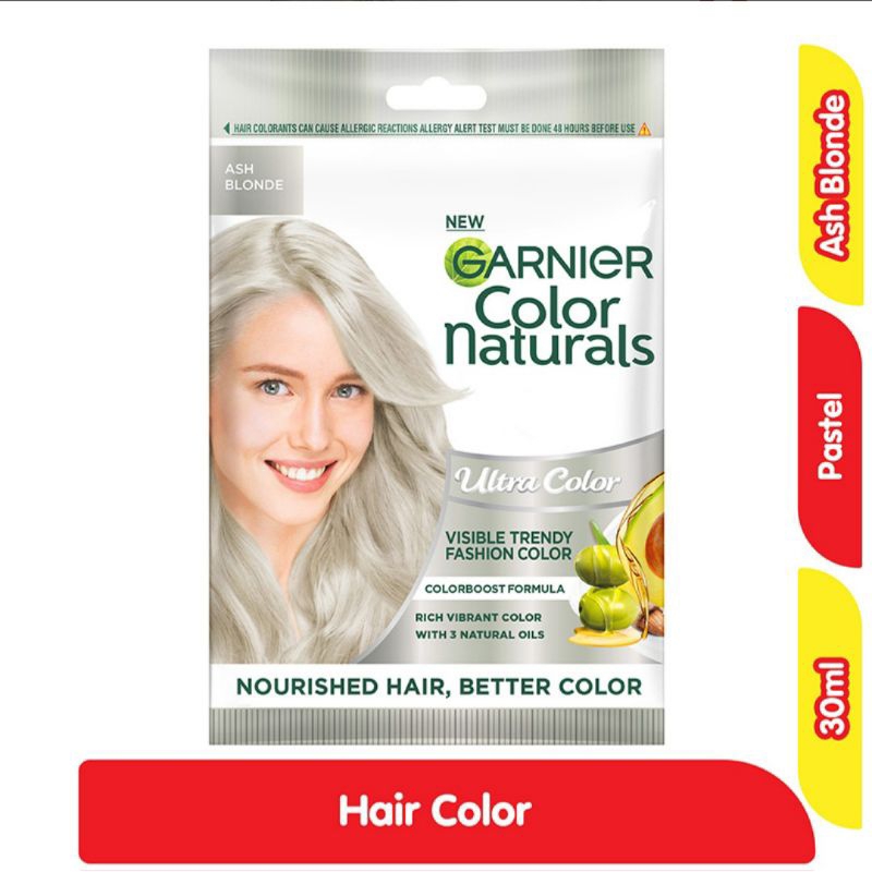 GARNIER Ultra Color Pewarna Rambut Ash Blonde 30 ml