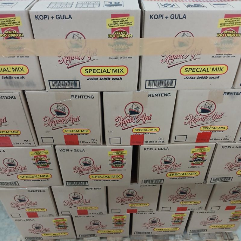 

Kopi Kapal Api Bubuk Special Mix 1Dus (Isi 12 x 10 x 23gr)