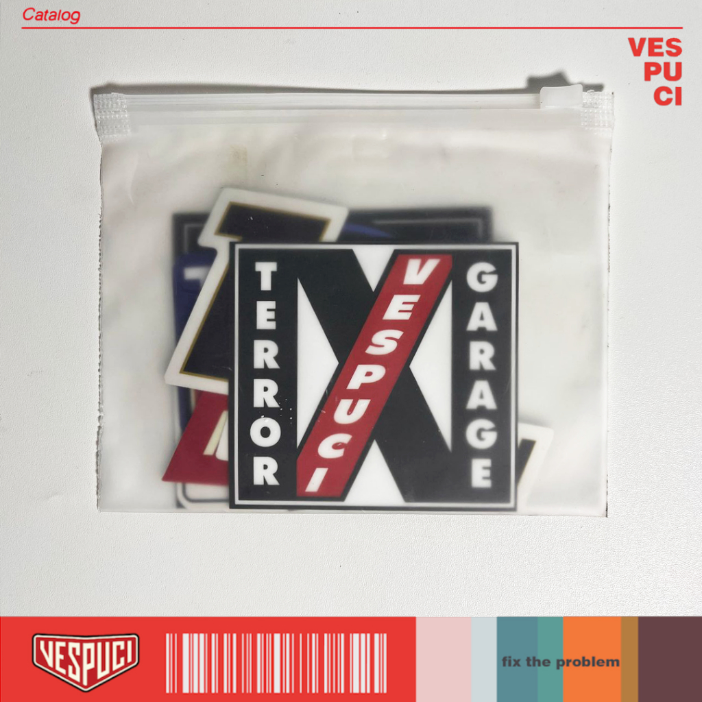 

Vespuci Merchandise X Terror Garage Sticker Pack Ana-digi Mechanical Services