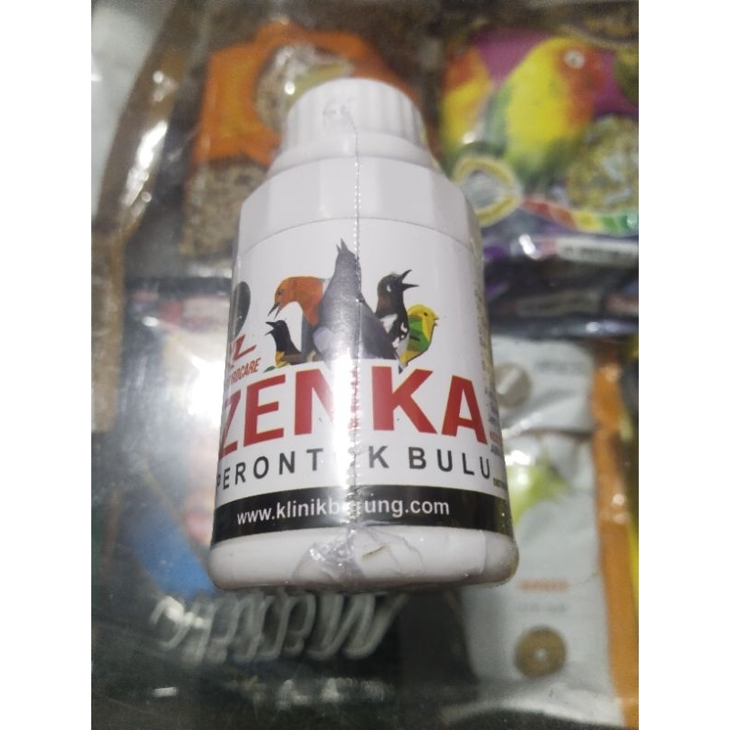 Zenka perontok bulu burung 100 ml ori