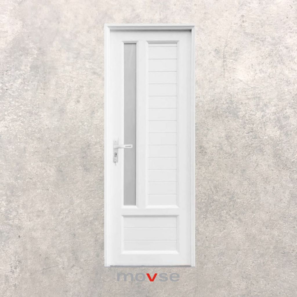 Pintu Icepol IC-009N - Pintu UPVC 70 x 200 cm Putih