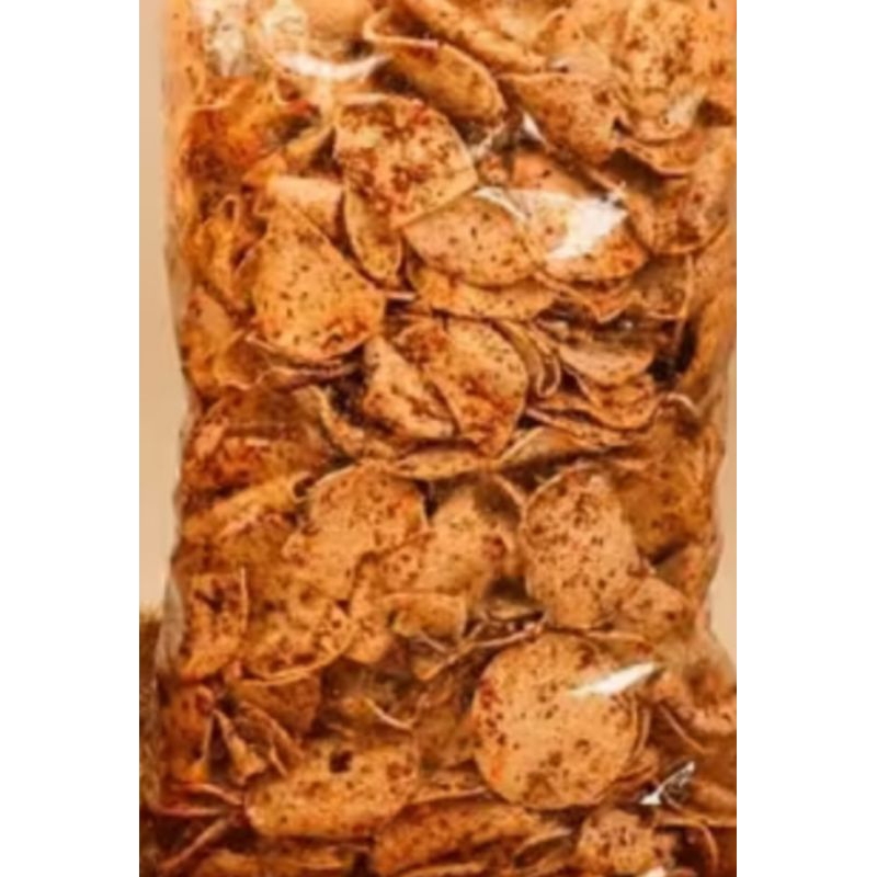 

basreng bulat/basreng koin pedas daun jeruk isi 500gram bumbu melimpah