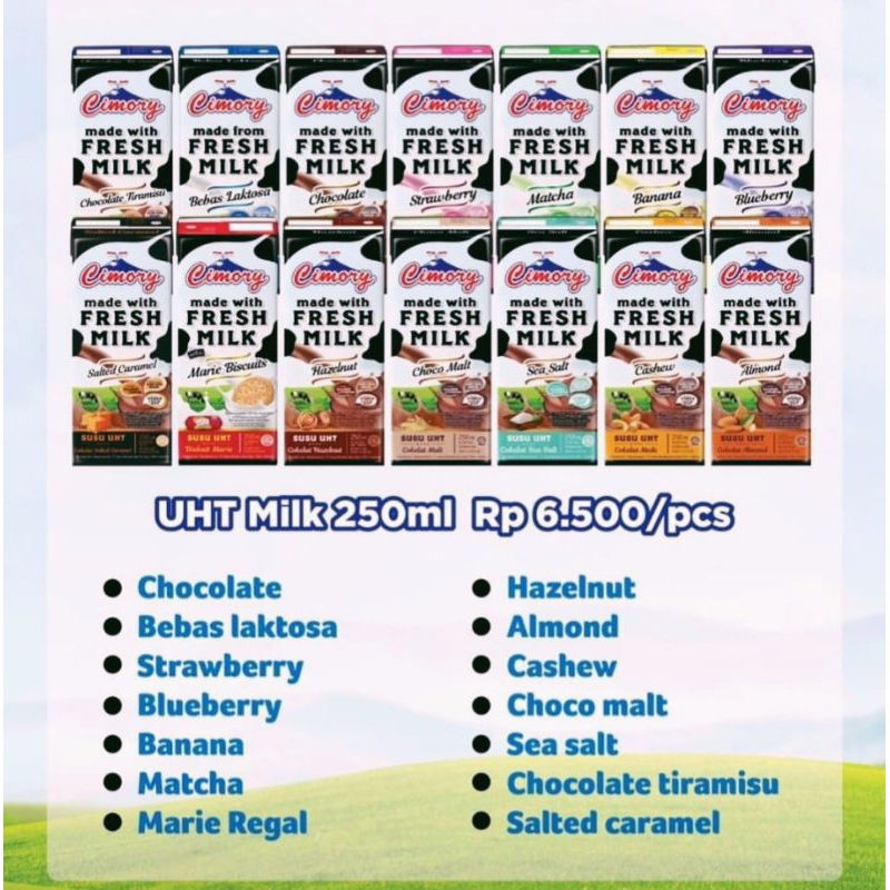 

CIMORY FRESH MILK. SUSU UHT 250 ML. BISA MIX