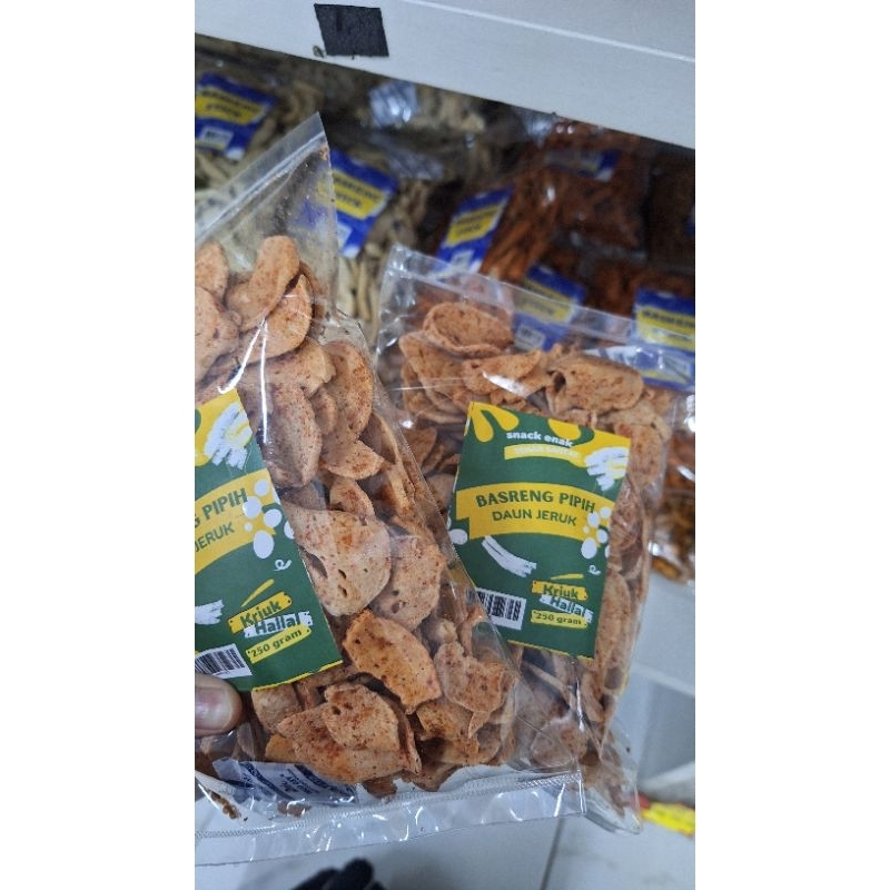 

Basreng daun jeruk basreng pipih enak nagih