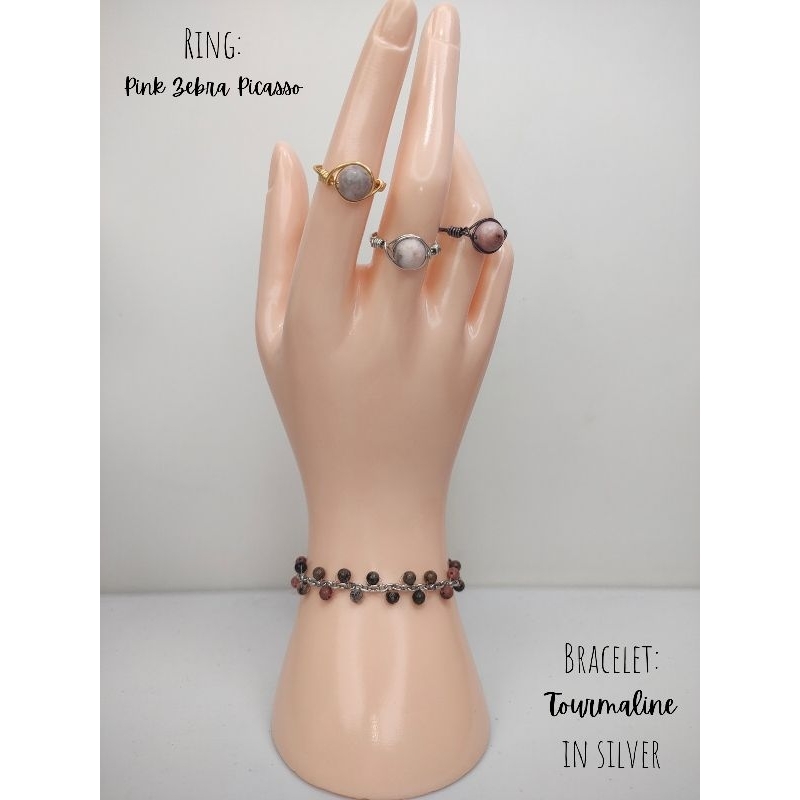 Gelang Tourmaline in Silver