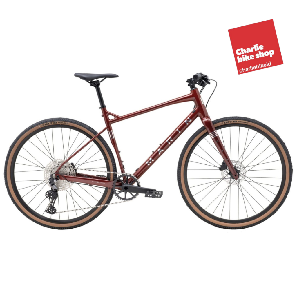 Fullbike Sepeda Gravel Marin DSX 2 MY25 Shimano Deore M6100 1x12 Speed - Gloss Metallic Red/Chrome