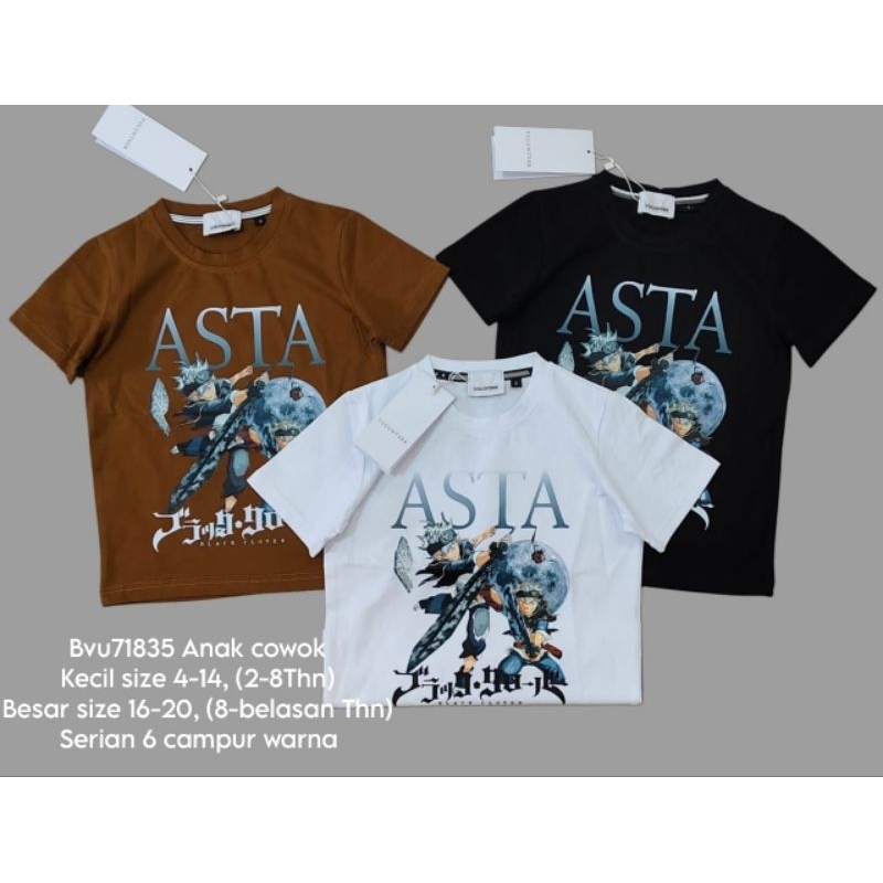 baju kaos import anak laki laki usia 2-8thn