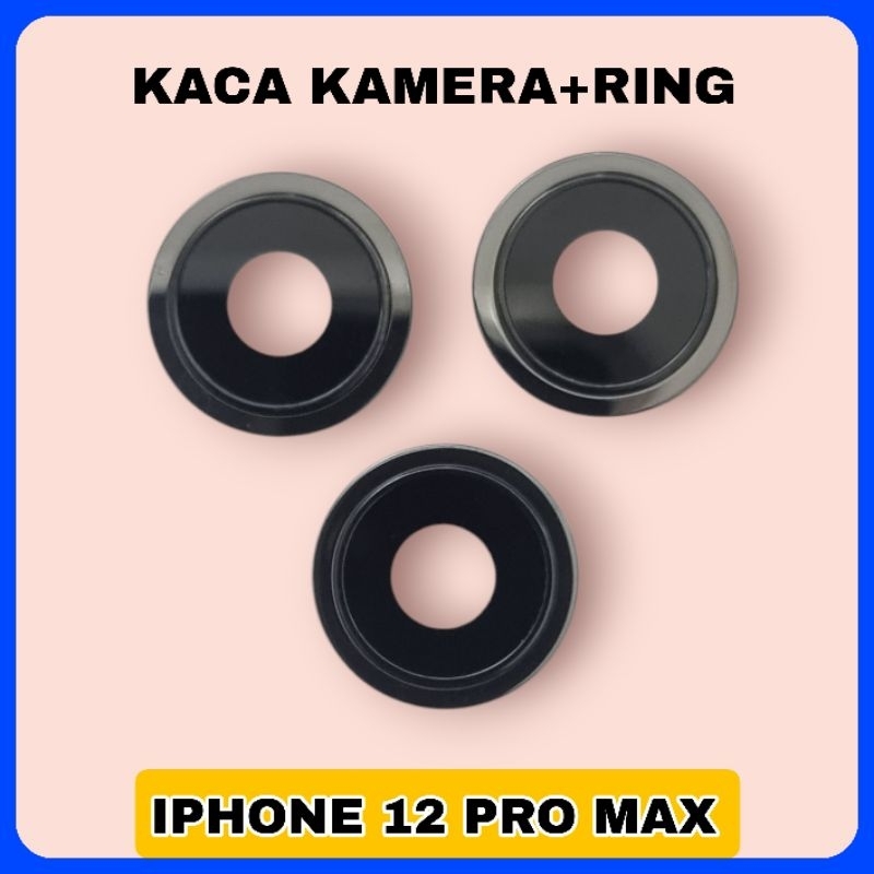 kaca kamera iphone 12 pro max + ring