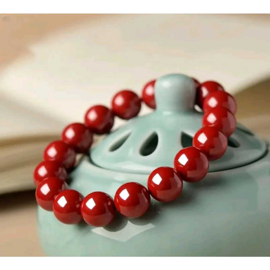 Gelang Cinnabar Asli Cinnabar Alami