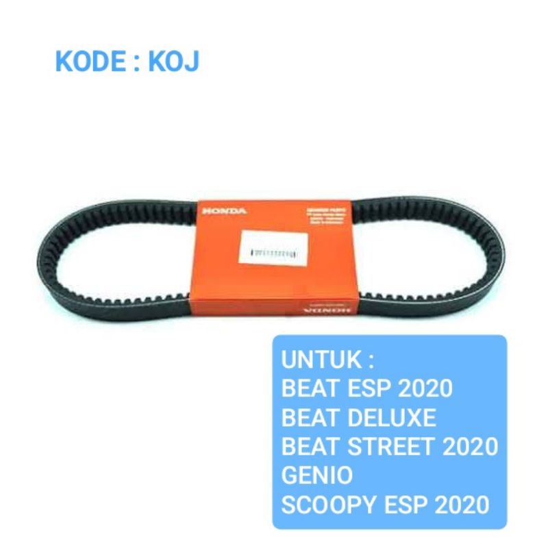 Van Belt Motor HONDA | V Belt KOJ | V Belt BEAT ESP 2020 | BEAT DELUXE | BEAT STREET 2020 | GENIO | 