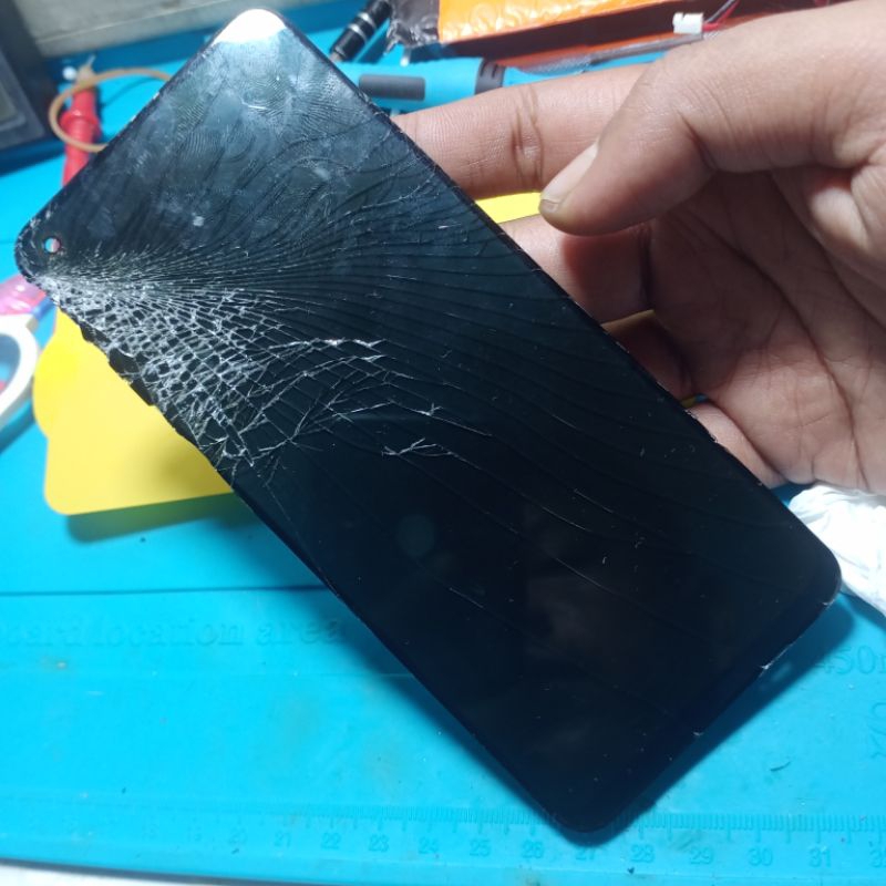 Lcd Oppo A95 Amoled Original Copotan Minus Deskripsi