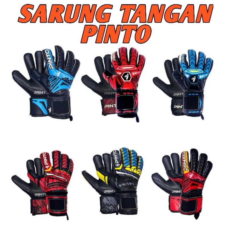 Sarung Tangan Kiper Pinto Original Glove Keeper Dewasa Sarung Tangan Kiper Sepakbola Futsal
