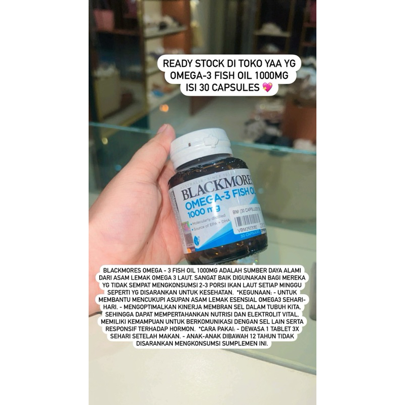 blackmores omega 3 fish oil 1000mg