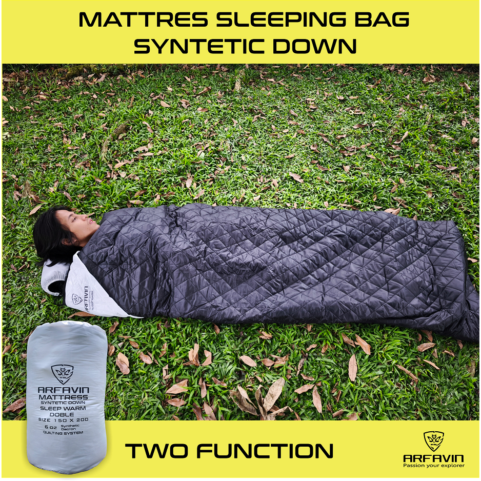 MATRAS SYNTHETIC DOWN.MATRAS CAMPING 200x150